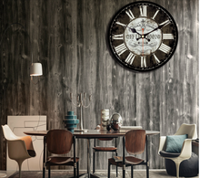 Load image into Gallery viewer, Deluxe "Arna Royal Clock Collection"  Rustic Retro Wall Clock
