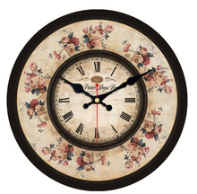 Load image into Gallery viewer, Deluxe "Arna Royal Clock Collection"  Handcrafted Retro Wooden Wall Clock
