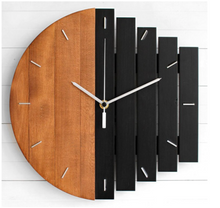 Load image into Gallery viewer, Deluxe "Arna Royal Clock Collection"  Handcrafted Wooden Industrial Abstract Wall Clock
