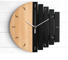 Load image into Gallery viewer, Deluxe "Arna Royal Clock Collection"  Handcrafted Wooden Industrial Abstract Wall Clock
