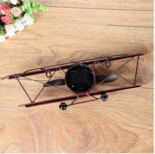 Load image into Gallery viewer, Deluxe "Arna Royal Clock Collection"  Unique Handcrafted Retro Aircraft Wall Clock
