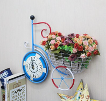 Load image into Gallery viewer, Deluxe "Arna Royal Clock Collection" Vintage Wall Clock Mediterranean Style Bicycle Pendant

