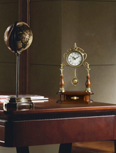 Load image into Gallery viewer, "Arna Royal Victorian Collection" Vintage Solid Wood Copper Clock

