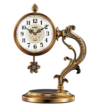 Load image into Gallery viewer, "Arna Royal Victorian Collection"  Vintage Unique High Quality Copper Table Clock
