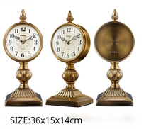 Load image into Gallery viewer, "Arna Royal Victorian Collection"  Vintage Unique High Quality Copper Table Clock
