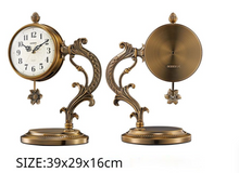 Load image into Gallery viewer, "Arna Royal Victorian Collection"  Vintage Unique High Quality Copper Table Clock
