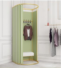 Load image into Gallery viewer, Arna Royal Gown Collection" Luxury Mobile Floor Stand Fitting/Changing Room Curtain Track
