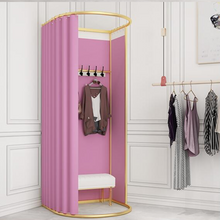 Load image into Gallery viewer, Arna Royal Gown Collection" Luxury Mobile Floor Stand Fitting/Changing Room Curtain Track

