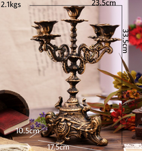 Load image into Gallery viewer, "Arna Royal Victorian Collection"  Vintage Unique Candelabra High Quality
