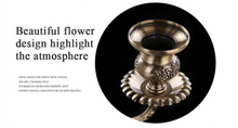 Load image into Gallery viewer, "Arna Royal Victorian Collection"  Vintage European Unique Candelabra Bronze Quality 3 Arm
