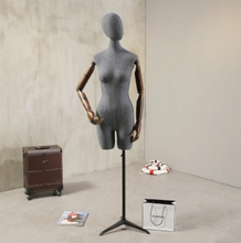 Load image into Gallery viewer, "Arna Royal Gown Collection" Luxury Female Platform Mannequin Cosmetology Window Display Model

