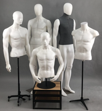 Load image into Gallery viewer, "Arna Royal Gown Collection" Luxury Male ABS Platform Mannequin Cosmetology Window Display Model
