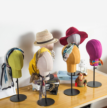Load image into Gallery viewer, "Arna Royal Gown Collection" Luxury Hat Mannequin Cosmetology Window Display Model
