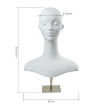 Load image into Gallery viewer, "Arna Royal Gown Collection" Luxury Female Head Mannequin Cosmetology Window Display Model
