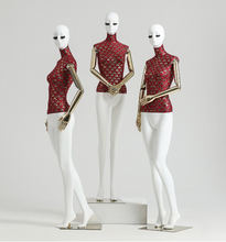 Load image into Gallery viewer, "Arna Royal Gown Collection" Luxury Female White Mannequin Cosmetology Window Display Model
