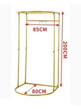 Load image into Gallery viewer, Arna Royal Gown Collection" Luxury Mobile Floor Stand Fitting/Changing Room Curtain Track
