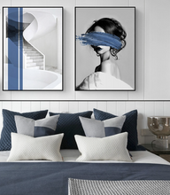 Load image into Gallery viewer, Arna's Luxury Painting Collection - Nordic Abstract Geometry Print Canvas Painting
