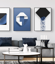 Load image into Gallery viewer, Arna's Luxury Painting Collection - Nordic Abstract Geometry Print Canvas Painting
