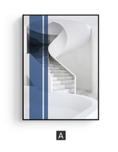 Load image into Gallery viewer, Arna's Luxury Painting Collection - Nordic Abstract Geometry Print Canvas Painting

