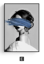 Load image into Gallery viewer, Arna's Luxury Painting Collection - Nordic Abstract Geometry Print Canvas Painting
