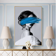 Load image into Gallery viewer, Arna's Luxury Painting Collection - Nordic Abstract Geometry Print Canvas Painting
