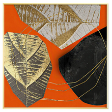 Load image into Gallery viewer, Arna's Luxury Painting Collection - Modern Nordic Abstract Gold Foil Geometry Print Canvas Painting
