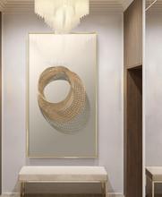 Load image into Gallery viewer, Arna's Luxury Painting Collection - Modern Stereo Gold Abstract Print Canvas Painting
