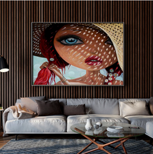 Load image into Gallery viewer, Arna's Luxury Painting Collection - Modern Chic Stylish Print Canvas Painting
