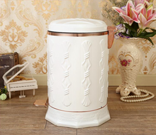 Load image into Gallery viewer, "Arna Royal Vintage Collection"  Luxury Pedal Golden Range 10L Trash Rubbish Bin
