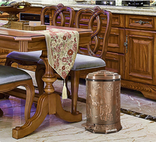 Load image into Gallery viewer, "Arna Royal Vintage Collection"  Luxury Pedal Golden Range 10L Trash Rubbish Bin
