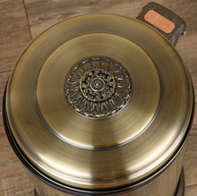 Load image into Gallery viewer, "Arna Royal Vintage Collection"  Luxury Pedal Golden Range 6L Trash Rubbish Bin
