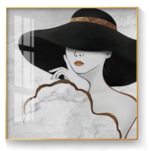 Load image into Gallery viewer, Arna's Luxury Painting Collection - Nordic Stylish Lady Painting
