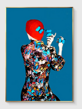 Load image into Gallery viewer, Arna's Luxury Painting Collection - Nordic Retro Woman Hat Painting
