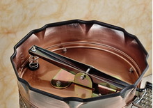 Load image into Gallery viewer, "Arna Royal Vintage Collection"  European Luxury Bronze Stainless Steel Trash Rubbish Bin
