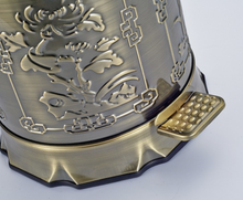 Load image into Gallery viewer, "Arna Royal Vintage Collection"  European Luxury Bronze Stainless Steel Trash Rubbish Bin
