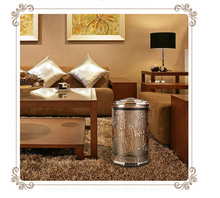 Load image into Gallery viewer, "Arna Royal Vintage Collection"  Luxury Pedal Golden Range 10L Trash Rubbish Bin
