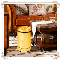 Load image into Gallery viewer, "Arna Royal Vintage Collection"  Luxury Pedal Golden Range 6L Trash Rubbish Bin
