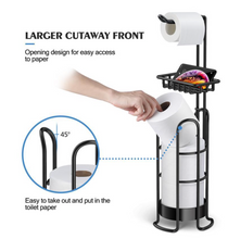 Load image into Gallery viewer, Luxury Toilet Paper &amp; Tissue Holder Metal
