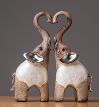 Load image into Gallery viewer, "Arna Lisa" Luxury Natures Finest Collection - Resin Elephants Sculptures
