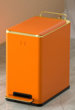Load image into Gallery viewer, "Arna Royal Vintage Collection"  Luxury Golden Range 10L Trash Rubbish Bin - Home or Business
