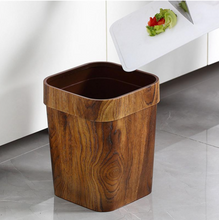 Load image into Gallery viewer, "Arna Royal Vintage Collection"  Luxury Imitation Wooden 14 L Trash Rubbish Bin
