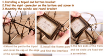 Load image into Gallery viewer, "Arna Lisa" Luxury Victorian Collection - Classical Retro Ferris Wheel Photo Frames
