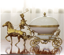 Load image into Gallery viewer, "Arna Lisa" Luxury Vintage Finest Collection - Golden Horse and Kart
