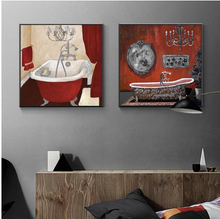 Load image into Gallery viewer, Arna's Luxury Painting Collection - Modern/Vintage French Style Victorian Bathtub - Many Styles
