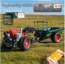 Load image into Gallery viewer, Architecture Series Building Blocks - Motorized Tractor Model Garage Creativity Expert Technology APP RC
