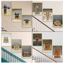 Load image into Gallery viewer, Arna's Luxury Painting Collection - Abstract Metal Figure Statue Modern Sculpture
