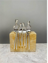 Load image into Gallery viewer, Arna's Luxury Painting Collection - Abstract Metal Figure Statue Modern Sculpture
