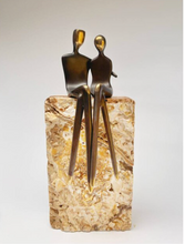 Load image into Gallery viewer, Arna's Luxury Painting Collection - Abstract Metal Figure Statue Modern Sculpture
