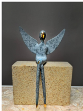 Load image into Gallery viewer, Arna's Luxury Painting Collection - Abstract Metal Figure Statue Modern Man Sculpture

