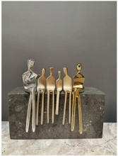 Load image into Gallery viewer, Arna's Luxury Painting Collection - Abstract Metal Figure Statue Modern Sculpture
